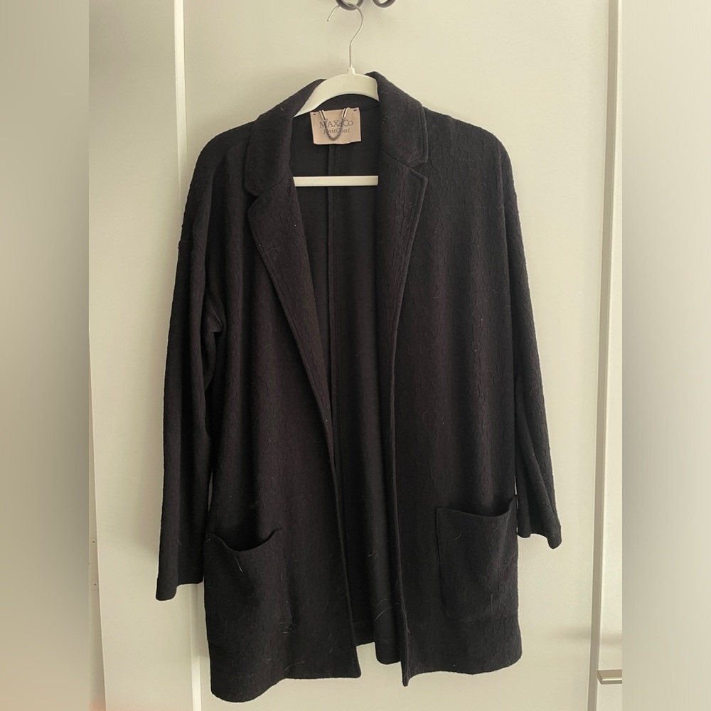 Max&Co Women’s Knit Coat | Size M | Color Black